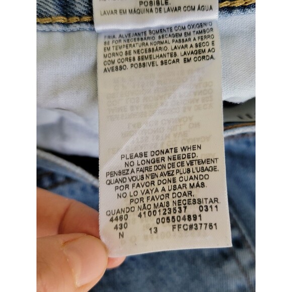 Levis 550 Mens Jeans 34x33 Relaxed Cotton Blue Mid Rise Tapered VTG 90s Y2K - Picture 14 of 16